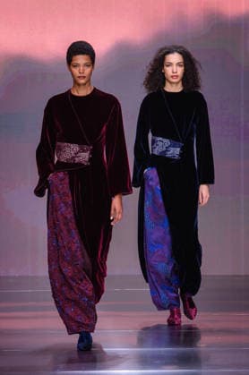Milano Fashion Week - Women F W 26-27 Giorgio Armani fashion show Catwalk Milan, Italy Laiza de Moura;Elise Kouzou Milano Fashion Week - Women F W 26-27 Giorgio Armani fashion show Catwalk Milan, Italy 1st March 2026 SGPItalia id 134512_003 * Not Exclusive  Copyright: xLorenzoxBaroncelli SGPx