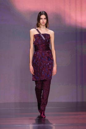 Milano Fashion Week - Women F W 26-27 Giorgio Armani fashion show Catwalk Milan, Italy Senna Vet Milano Fashion Week - Women F W 26-27 Giorgio Armani fashion show Catwalk Milan, Italy 1st March 2026 SGPItalia id 134512_003 * Not Exclusive  Copyright: xLorenzoxBaroncelli SGPx