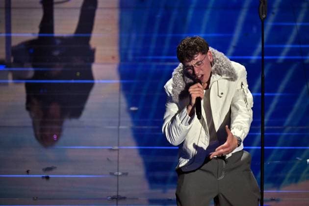 IPP photo felice de martino sanremo 01 03 2026 episode of the broadcast Sunday IN in the photo tredici pietro