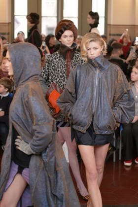 March 1, 2026, Milan, Lombardy, Italy: A model walks the runway during the FRANCESCA LIBERATORE Fall Winter 2026 27 fashion show as part of Milan Women s Fashion Week in Milan on March 1, 2026. Milan Italy  - ZUMAp285 20260301_zep_p285_074 Copyright: xGennaroxPiscopox