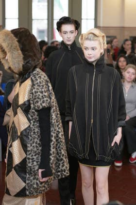 March 1, 2026, Milan, Lombardy, Italy: A model walks the runway during the FRANCESCA LIBERATORE Fall Winter 2026 27 fashion show as part of Milan Women s Fashion Week in Milan on March 1, 2026. Milan Italy  - ZUMAp285 20260301_zep_p285_089 Copyright: xGennaroxPiscopox