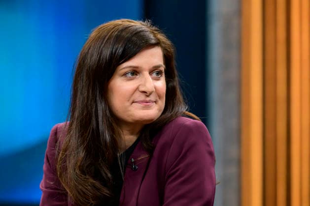 In the picture, from left Azadeh Zamirirad, political scientist, German Institute for International and Security Affairs, GER, Berlin, studio, guest on Caren Miosga s political talk show, TV, format, with presenter, Das Erste, from Adlershof at Studio 20, topic War in the Middle East will the regime in Iran now fall , March 1, 2026 Copyright: HMBxMedia UwexKoch