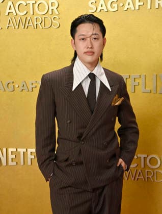 David Suh attends the 32nd annual Actor Awards (formerly the SAG Awards) held at the Shrine Auditorium in Los Angeles on Sunday, March 1, 2026.  LAP20260301642 JIMxRUYMEN