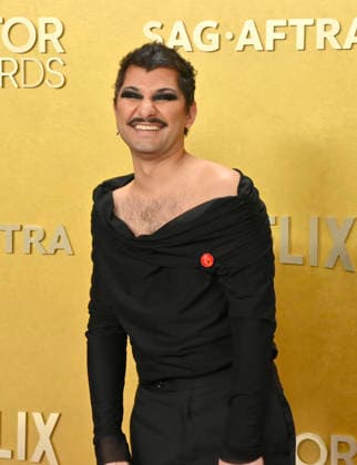 Mark Indelicato attends the 32nd annual Actor Awards (formerly the SAG Awards) held at the Shrine Auditorium in Los Angeles on Sunday, March 1, 2026.  LAP20260301649 JIMxRUYMEN