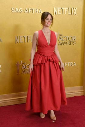 Sarah Ramos attends the 32nd annual Actor Awards (formerly the SAG Awards) held at the Shrine Auditorium in Los Angeles on Sunday, March 1, 2026.  LAP20260301622 JIMxRUYMEN