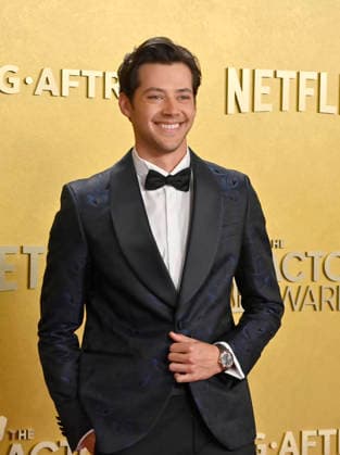 Matt Cornett attends the 32nd annual Actor Awards (formerly the SAG Awards) held at the Shrine Auditorium in Los Angeles on Sunday, March 1, 2026.  LAP20260301652 JIMxRUYMEN