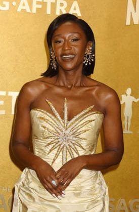 LOS ANGELES, CA - MARCH 1: Nana Mensah at the 32nd Annual Actor Awards Presented by SAG-AFTRA held at the Shrine Auditorium and Expo Hall on March 1, 2026 in Los Angeles, California Copyright: xJeffreyxMayerx