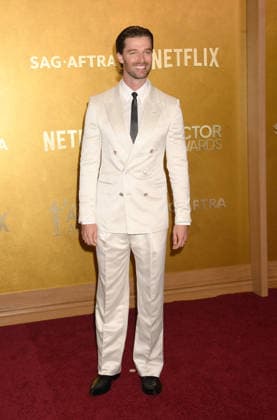 LOS ANGELES, CA - MARCH 1: Patrick Schwarzenegger at the 32nd Annual Actor Awards Presented by SAG-AFTRA held at the Shrine Auditorium and Expo Hall on March 1, 2026 in Los Angeles, California Copyright: xJeffreyxMayerx
