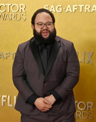 Zach Cherry attends the 32nd annual Actor Awards (formerly the SAG Awards) held at the Shrine Auditorium in Los Angeles on Sunday, March 1, 2026.  LAP20260301661 JIMxRUYMEN