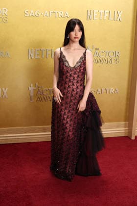 32nd Annual Actor Awards Mia Goth at the 32nd Annual Actor Awards presented by SAG-AFTRA (formerly Screen Actors Guild Awards) held at the Shrine Auditorium and Expo Hall on March 1, 2026 in Los Angeles, California, United States., Credit:Xavier Collin Avalon USA, Los Angeles  Copyright: xXavierxCollinx xAvalonx 1079432966