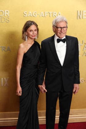 32nd Annual Actor Awards Calista Flockhart and Harrison Ford at the 32nd Annual Actor Awards presented by SAG-AFTRA (formerly Screen Actors Guild Awards) held at the Shrine Auditorium and Expo Hall on March 1, 2026 in Los Angeles, California, United States., Credit:Xavier Collin Avalon USA, Los Angeles  Copyright: xXavierxCollinx xAvalonx 1079439543