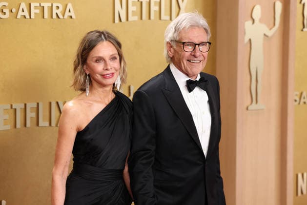 32nd Annual Actor Awards Calista Flockhart and Harrison Ford at the 32nd Annual Actor Awards presented by SAG-AFTRA (formerly Screen Actors Guild Awards) held at the Shrine Auditorium and Expo Hall on March 1, 2026 in Los Angeles, California, United States., Credit:Xavier Collin Avalon USA, Los Angeles  Copyright: xXavierxCollinx xAvalonx 1079440334