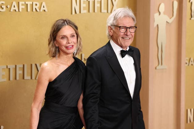 32nd Annual Actor Awards Calista Flockhart and Harrison Ford at the 32nd Annual Actor Awards presented by SAG-AFTRA (formerly Screen Actors Guild Awards) held at the Shrine Auditorium and Expo Hall on March 1, 2026 in Los Angeles, California, United States., Credit:Xavier Collin Avalon USA, Los Angeles  Copyright: xXavierxCollinx xAvalonx 1079440359