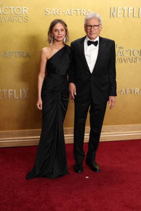32nd Annual Actor Awards Calista Flockhart and Harrison Ford at the 32nd Annual Actor Awards presented by SAG-AFTRA (formerly Screen Actors Guild Awards) held at the Shrine Auditorium and Expo Hall on March 1, 2026 in Los Angeles, California, United States., Credit:Xavier Collin Avalon USA, Los Angeles  Copyright: xXavierxCollinx xAvalonx 1079440438