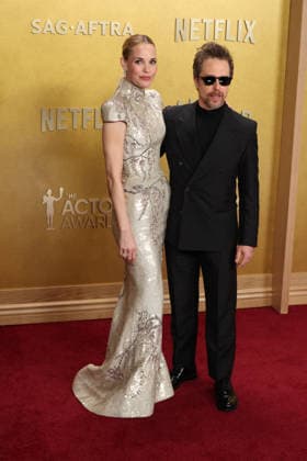 32nd Annual Actor Awards Leslie Bibb and Sam Rockwell at the 32nd Annual Actor Awards presented by SAG-AFTRA (formerly Screen Actors Guild Awards) held at the Shrine Auditorium and Expo Hall on March 1, 2026 in Los Angeles, California, United States., Credit:Xavier Collin Avalon USA, Los Angeles  Copyright: xXavierxCollinx xAvalonx 1079440539