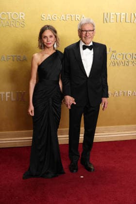 32nd Annual Actor Awards Calista Flockhart and Harrison Ford at the 32nd Annual Actor Awards presented by SAG-AFTRA (formerly Screen Actors Guild Awards) held at the Shrine Auditorium and Expo Hall on March 1, 2026 in Los Angeles, California, United States., Credit:Xavier Collin Avalon USA, Los Angeles  Copyright: xXavierxCollinx xAvalonx 1079441597