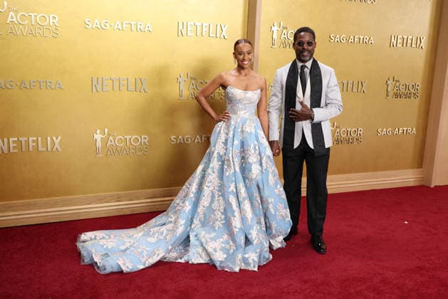 32nd Annual Actor Awards Ryan Michelle Bathe and Sterling K. Brown at the 32nd Annual Actor Awards presented by SAG-AFTRA (formerly Screen Actors Guild Awards) held at the Shrine Auditorium and Expo Hall on March 1, 2026 in Los Angeles, California, United States., Credit:Xavier Collin Avalon USA, Los Angeles  Copyright: xXavierxCollinx xAvalonx 1079442665