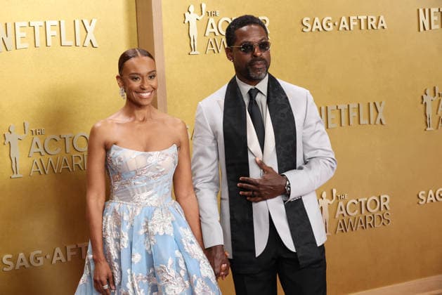 32nd Annual Actor Awards Ryan Michelle Bathe and Sterling K. Brown at the 32nd Annual Actor Awards presented by SAG-AFTRA (formerly Screen Actors Guild Awards) held at the Shrine Auditorium and Expo Hall on March 1, 2026 in Los Angeles, California, United States., Credit:Xavier Collin Avalon USA, Los Angeles  Copyright: xXavierxCollinx xAvalonx 1079442678
