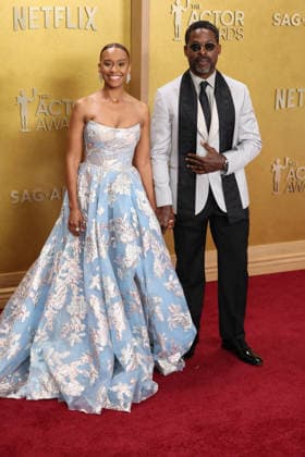 32nd Annual Actor Awards Ryan Michelle Bathe and Sterling K. Brown at the 32nd Annual Actor Awards presented by SAG-AFTRA (formerly Screen Actors Guild Awards) held at the Shrine Auditorium and Expo Hall on March 1, 2026 in Los Angeles, California, United States., Credit:Xavier Collin Avalon USA, Los Angeles  Copyright: xXavierxCollinx xAvalonx 1079442681