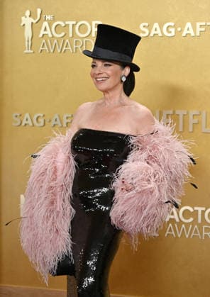 Fran Drescher attends the 32nd annual Actor Awards (formerly the SAG Awards) held at the Shrine Auditorium in Los Angeles on Sunday, March 1, 2026.  LAP20260301672 CHRISxCHEW