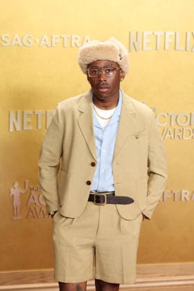 32nd Annual Actor Awards Tyler, The Creator at the 32nd Annual Actor Awards presented by SAG-AFTRA (formerly Screen Actors Guild Awards) held at the Shrine Auditorium and Expo Hall on March 1, 2026 in Los Angeles, California, United States., Credit:Xavier Collin Avalon USA, Los Angeles  Copyright: xXavierxCollinx xAvalonx 1079443798