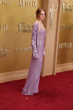 32nd Annual Actor Awards Emma Stone at the 32nd Annual Actor Awards presented by SAG-AFTRA (formerly Screen Actors Guild Awards) held at the Shrine Auditorium and Expo Hall on March 1, 2026 in Los Angeles, California, United States., Credit:Xavier Collin Avalon USA, Los Angeles  Copyright: xXavierxCollinx xAvalonx 1079445323