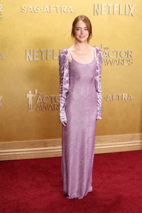 32nd Annual Actor Awards Emma Stone at the 32nd Annual Actor Awards presented by SAG-AFTRA (formerly Screen Actors Guild Awards) held at the Shrine Auditorium and Expo Hall on March 1, 2026 in Los Angeles, California, United States., Credit:Xavier Collin Avalon USA, Los Angeles  Copyright: xXavierxCollinx xAvalonx 1079446779