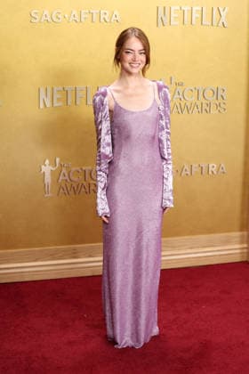 32nd Annual Actor Awards Emma Stone at the 32nd Annual Actor Awards presented by SAG-AFTRA (formerly Screen Actors Guild Awards) held at the Shrine Auditorium and Expo Hall on March 1, 2026 in Los Angeles, California, United States., Credit:Xavier Collin Avalon USA, Los Angeles  Copyright: xXavierxCollinx xAvalonx 1079446882