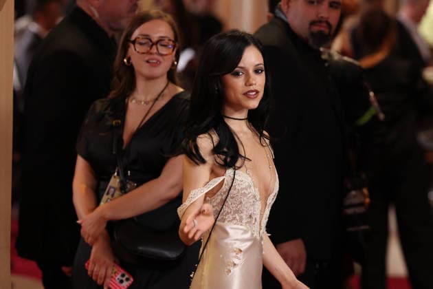 32nd Annual Actor Awards guest, Jenna Ortega and guest at the 32nd Annual Actor Awards presented by SAG-AFTRA (formerly Screen Actors Guild Awards) held at the Shrine Auditorium and Expo Hall on March 1, 2026 in Los Angeles, California, United States., Credit:Xavier Collin Avalon USA, Los Angeles  Copyright: xXavierxCollinx xAvalonx 1079449171