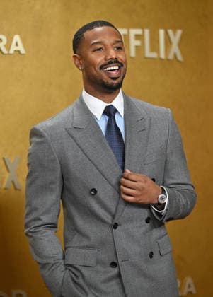 Michael B. Jordan attends the 32nd annual Actor Awards (formerly the SAG Awards) held at the Shrine Auditorium in Los Angeles on Sunday, March 1, 2026.  LAP20260301679 CHRISxCHEW