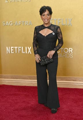 Liza Colón-Zayas attends the 32nd annual Actor Awards (formerly the SAG Awards) held at the Shrine Auditorium in Los Angeles on Sunday, March 1, 2026.  LAP20260301694 CHRISxCHEW