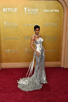 32nd Annual Actor Awards - Arrivals Teyana Taylor attends the 32nd Annual Actor Awards at Shrine Auditorium and Expo Hall on March 01, 2026 in Los Angeles, California. Los Angeles Shrine Auditorium California USA Copyright: xFlanigan imageSPACEx