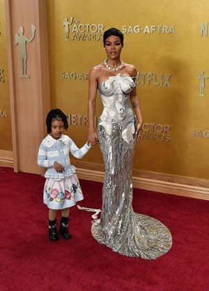32nd Annual Actor Awards - Arrivals Rue Rose Shumpert, Teyana Taylor attend the 32nd Annual Actor Awards at Shrine Auditorium and Expo Hall on March 01, 2026 in Los Angeles, California. Los Angeles Shrine Auditorium California USA Copyright: xFlanigan imageSPACEx
