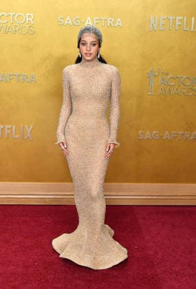 32nd Annual Actor Awards - Arrivals Chase Infiniti attends the 32nd Annual Actor Awards at Shrine Auditorium and Expo Hall on March 01, 2026 in Los Angeles, California. Los Angeles Shrine Auditorium California USA Copyright: xFlanigan imageSPACEx