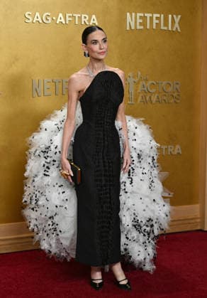 Demi Moore attends the 32nd annual Actor Awards (formerly the SAG Awards) held at the Shrine Auditorium in Los Angeles on Sunday, March 1, 2026.  LAP20260301724 CHRISxCHEW