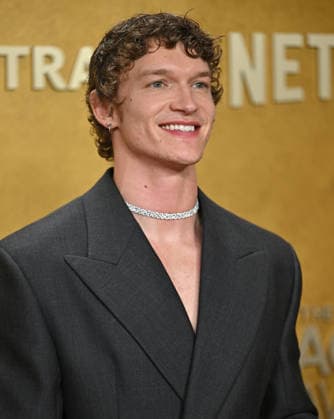 Connor Storrie attends the 32nd annual Actor Awards (formerly the SAG Awards) held at the Shrine Auditorium in Los Angeles on Sunday, March 1, 2026.  LAP20260301731 CHRISxCHEW
