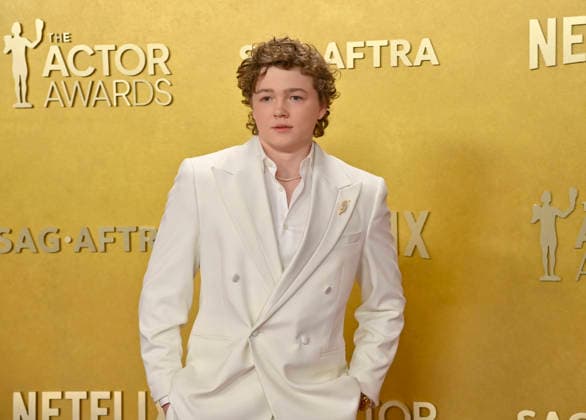 Christian Convery attends the 32nd annual Actor Awards (formerly the SAG Awards) held at the Shrine Auditorium in Los Angeles on Sunday, March 1, 2026.  LAP20260301828 JIMxRUYMEN