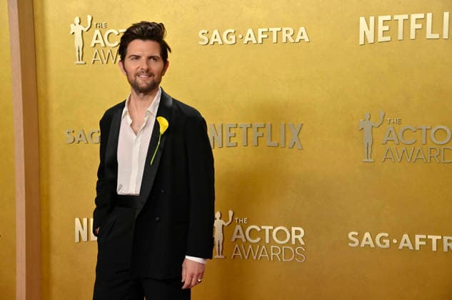 Adam Scott attends the 32nd annual Actor Awards (formerly the SAG Awards) held at the Shrine Auditorium in Los Angeles on Sunday, March 1, 2026.  LAP20260301862 JIMxRUYMEN