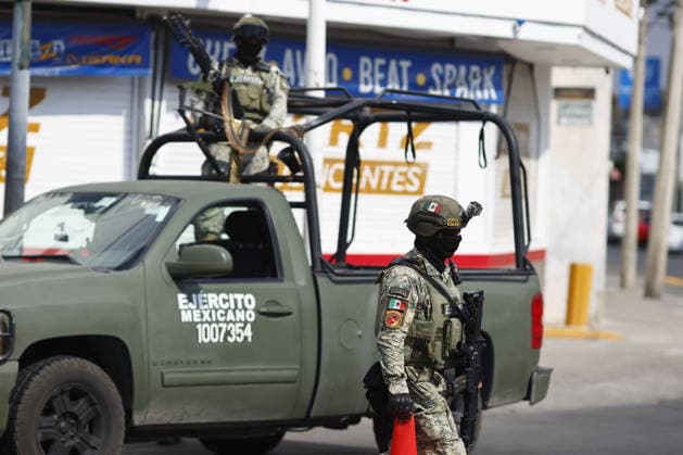 Funeral preparations are underway, believed to be for the slain cartel leader El Mencho in Guadalajara GUADALAJARA, MEXICO - MARCH 1: Mexican Army members take security measures near the La Paz funeral home, where the body of Nemesio Oseguera Cervantes, the leader of the Jalisco New Generation Cartel (CJNG) known as El Mencho , is believed to be located in Guadalajara, Jalisco, Mexico, on March 1, 2026. Stringer Anadolu Guadalajara Mexico. Editorial use only. Please get in touch for any other usage.  Copyright: x2026xAnadoluxStringerx