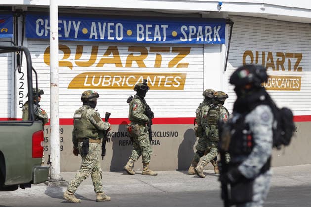Funeral preparations are underway, believed to be for the slain cartel leader El Mencho in Guadalajara GUADALAJARA, MEXICO - MARCH 1: Mexican Army members take security measures near the La Paz funeral home, where the body of Nemesio Oseguera Cervantes, the leader of the Jalisco New Generation Cartel (CJNG) known as El Mencho , is believed to be located in Guadalajara, Jalisco, Mexico, on March 1, 2026. Stringer Anadolu Guadalajara Mexico. Editorial use only. Please get in touch for any other usage.  Copyright: x2026xAnadoluxStringerx