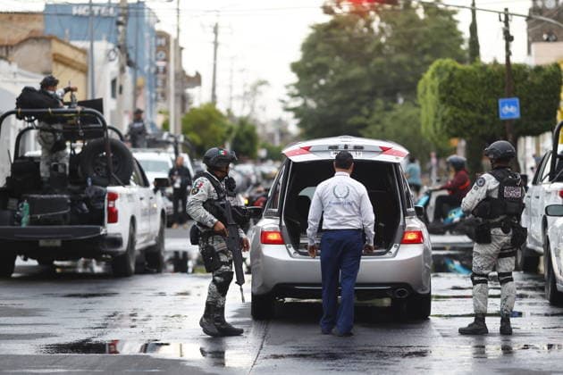Funeral preparations are underway, believed to be for the slain cartel leader El Mencho in Guadalajara GUADALAJARA, MEXICO - MARCH 1: Mexican Army members take security measures near the La Paz funeral home, where the body of Nemesio Oseguera Cervantes, the leader of the Jalisco New Generation Cartel (CJNG) known as El Mencho , is believed to be located in Guadalajara, Jalisco, Mexico, on March 1, 2026. Stringer Anadolu Guadalajara Mexico. Editorial use only. Please get in touch for any other usage.  Copyright: x2026xAnadoluxStringerx