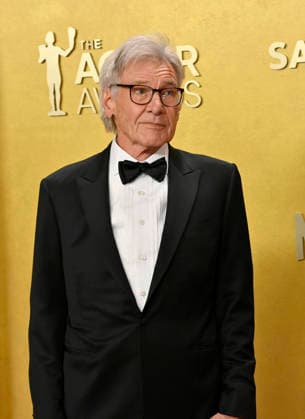Harrison Ford attends the 32nd annual Actor Awards (formerly the SAG Awards) held at the Shrine Auditorium in Los Angeles on Sunday, March 1, 2026.  LAP20260301913 JIMxRUYMEN