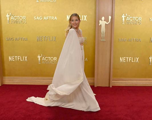 Kate Hudson attends the 32nd annual Actor Awards (formerly the SAG Awards) held at the Shrine Auditorium in Los Angeles on Sunday, March 1, 2026.  LAP20260301918 JIMxRUYMEN