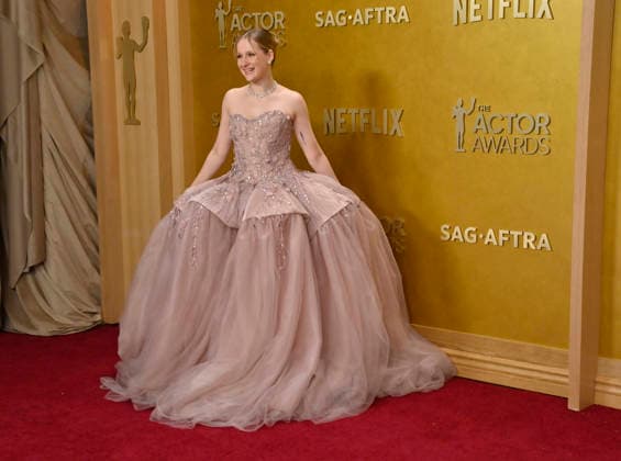 Anastasia Fedko attends the 32nd annual Actor Awards (formerly the SAG Awards) held at the Shrine Auditorium in Los Angeles on Sunday, March 1, 2026.  LAP20260301931 JIMxRUYMEN