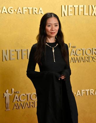 Chloé Zhao attends the 32nd annual Actor Awards (formerly the SAG Awards) held at the Shrine Auditorium in Los Angeles on Sunday, March 1, 2026.  LAP20260301957 JIMxRUYMEN