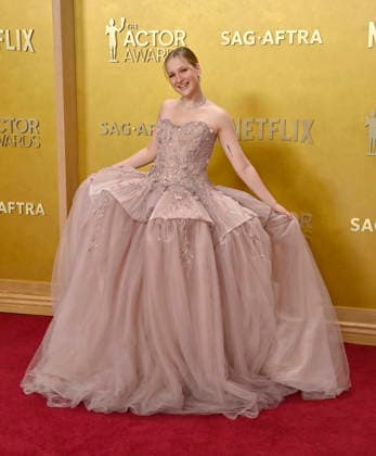 Anastasia Fedko attends the 32nd annual Actor Awards (formerly the SAG Awards) held at the Shrine Auditorium in Los Angeles on Sunday, March 1, 2026.  LAP20260301933 JIMxRUYMEN