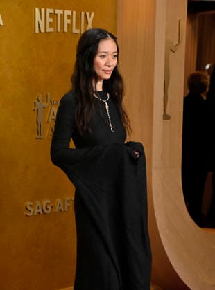 Chloé Zhao attends the 32nd annual Actor Awards (formerly the SAG Awards) held at the Shrine Auditorium in Los Angeles on Sunday, March 1, 2026.  LAP20260301960 JIMxRUYMEN