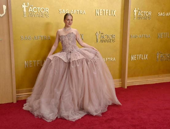 Anastasia Fedko attends the 32nd annual Actor Awards (formerly the SAG Awards) held at the Shrine Auditorium in Los Angeles on Sunday, March 1, 2026.  LAP20260301935 JIMxRUYMEN