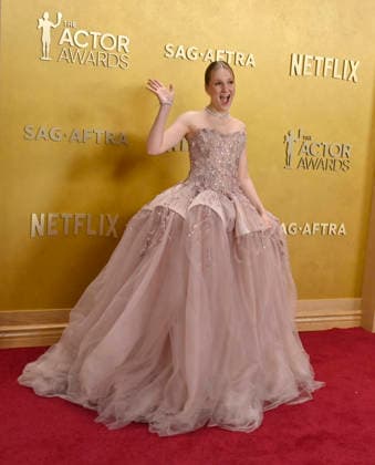 Anastasia Fedko attends the 32nd annual Actor Awards (formerly the SAG Awards) held at the Shrine Auditorium in Los Angeles on Sunday, March 1, 2026.  LAP20260301936 JIMxRUYMEN