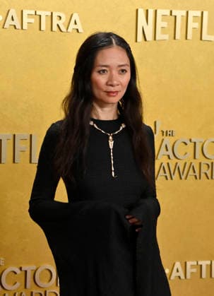 Chloé Zhao attends the 32nd annual Actor Awards (formerly the SAG Awards) held at the Shrine Auditorium in Los Angeles on Sunday, March 1, 2026.  LAP20260301959 JIMxRUYMEN
